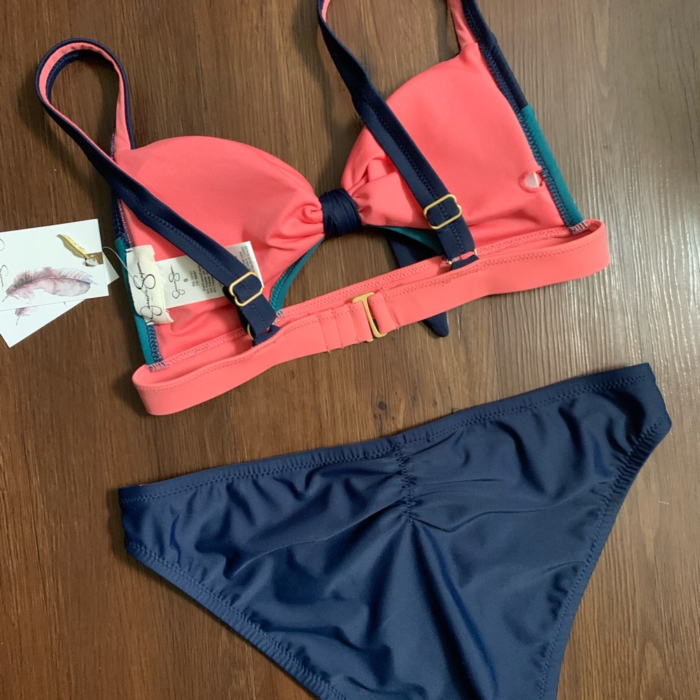 🦋Jessica Simpson Colorblock Bikini 🦋 - Picture 2 of 9